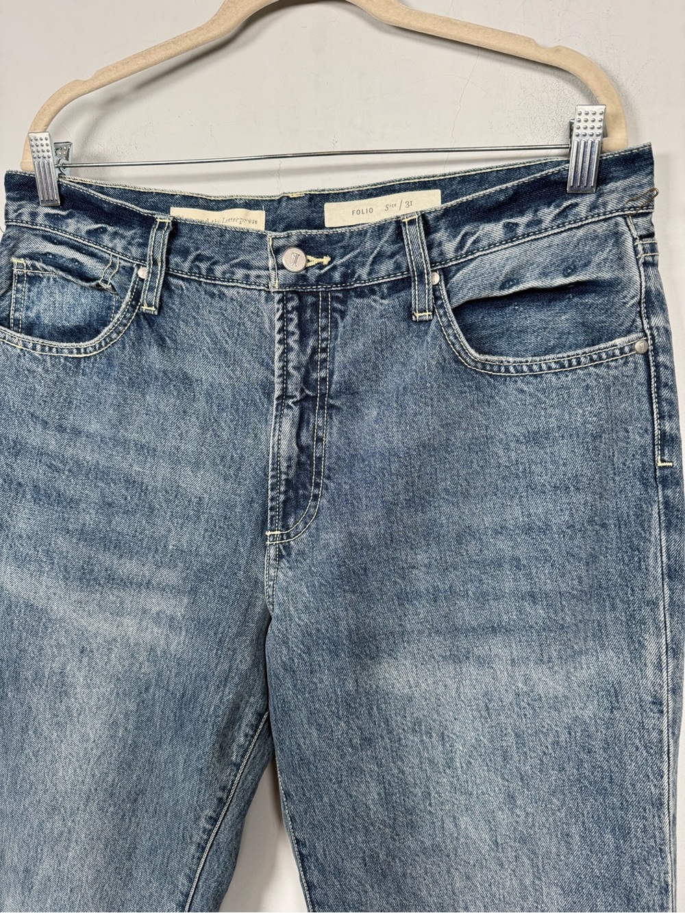 Anthropologie Pilcro Folio Relaxed High-Rise Cropped Jeans Size 31 NWT - Picture 3 of 11